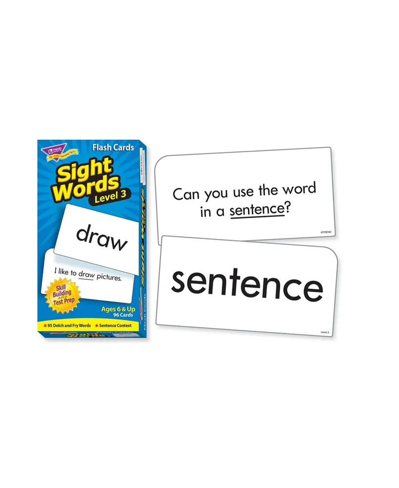 Sight Words Level 3 Skill Drill Flash Cards