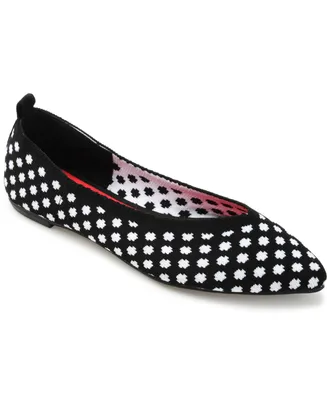 Journee Collection Women's Tayleen Soft Knit Flats