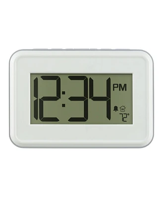 La Crosse Technology Digital Wall Clock with Temperature Countdown Timer