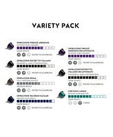 Nespresso Capsules OriginalLine , Best Seller Variety Pack, Dark Roast Espresso Coffee, 100-Count Espresso Pods