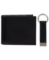 Calvin Klein Men's Rfid Passcase Wallet & Key Fob Set