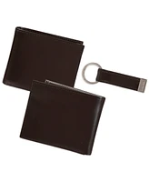 Calvin Klein Men's Rfid Passcase Wallet & Key Fob Set