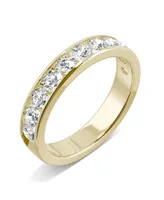 Moissanite Channel Band 1-1/10 ct. t.w. Diamond Equivalent 14k Gold