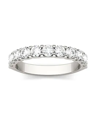 Moissanite Anniversary Band 1-1/10 ct. t.w. Diamond Equivalent 14k White or Yellow Gold