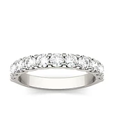 Moissanite Anniversary Band 1-1/10 ct. t.w. Diamond Equivalent 14k White or Yellow Gold