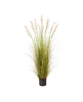 5.5' Plume Grass Artificial Plant