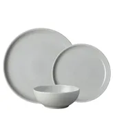 Denby Soft Grey Intro Coupe 12-pc Dinnerware Set, Service for 4
