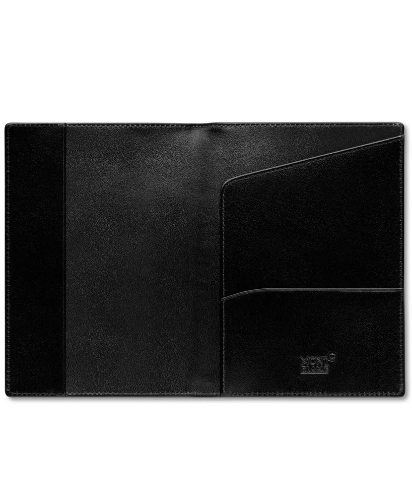 Montblanc Black Leather Meisterstuck Passport Holder 35285