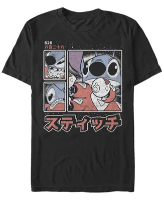 Men's Lilo Stitch Kanji Short Sleeve T-shirt