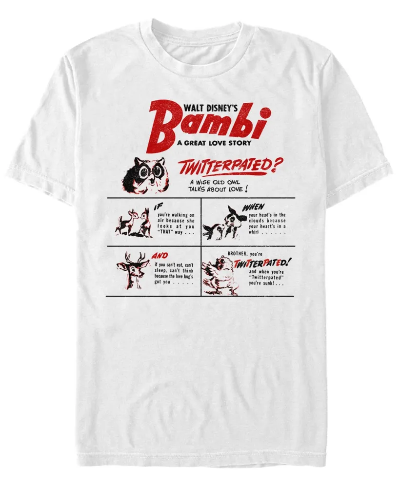Men's Bambi Twitterpated Short Sleeve T-shirt