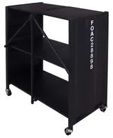 Ponita 2-Shelf Folding Bookcase