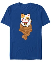 Fifth Sun Men's Taiyaki Ice Cat Short Sleeve Crew T-shirt