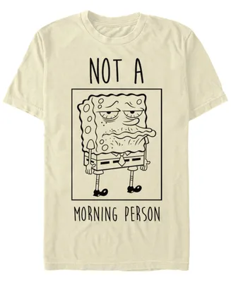 Fifth Sun Men's Not A Morning Person Short Sleeve Crew T-shirt
