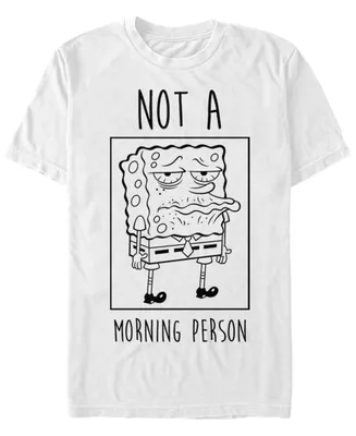 Fifth Sun Men's Not A Morning Person Short Sleeve Crew T-shirt