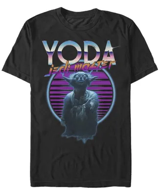 Fifth Sun Men's Yoda Retro Short Sleeve Crew T-shirt
