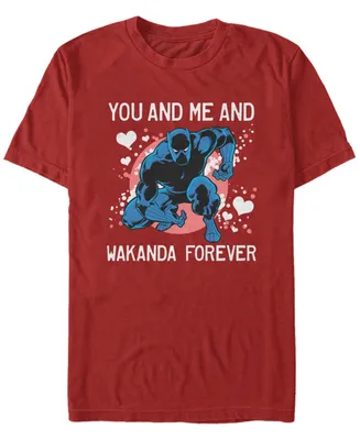 Fifth Sun Men's Wakanda Love Forever Short Sleeve Crew T-shirt