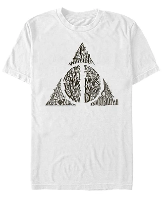 Fifth Sun Men's Deathly Hallows Short Sleeve Crew T-shirt