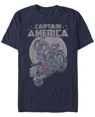 Fifth Sun Men's Captain America Short Sleeve Crew T-shirt