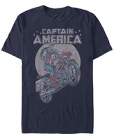 Fifth Sun Men's Captain America Short Sleeve Crew T-shirt