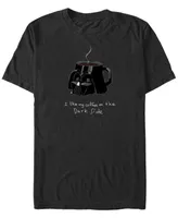 Fifth Sun Men's Coffee Dark Side Short Sleeve Crew T-shirt