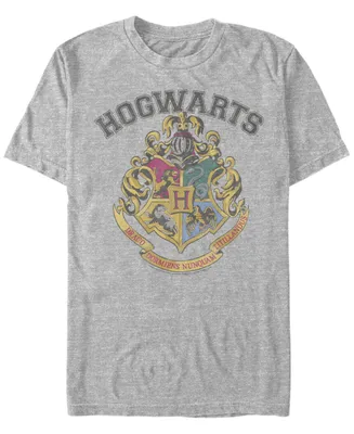 Fifth Sun Men's Harry Potter Vintage-Like Logo Short Sleeve Crew T-shirt