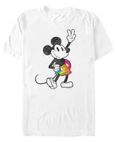 Fifth Sun Men's Tie Dye Mickey Short Sleeve Crew T-shirt