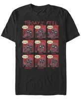 Fifth Sun Men's Deadpool Feels Short Sleeve Crew T-shirt