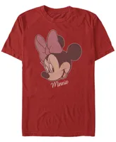 Fifth Sun Men's Minnie Big Face Short Sleeve Crew T-shirt