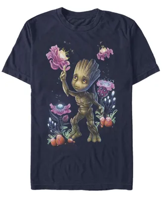 Fifth Sun Men's Groot Plants No Background Short Sleeve Crew T-shirt