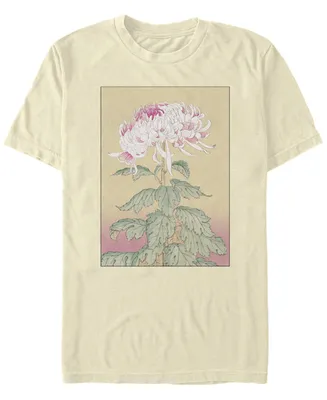 Fifth Sun Men's Asian Blossom Short Sleeve Crew T-shirt