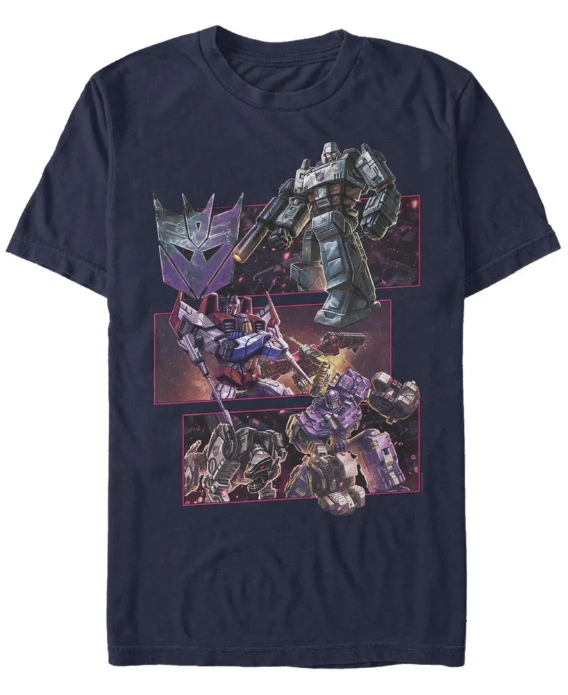 Fifth Sun Men's Decepticon Boxup Short Sleeve Crew T-shirt