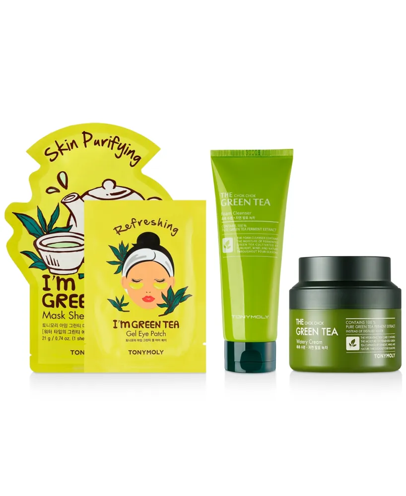 Tonymoly 4-Pc. Green Tea Set