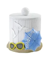 Avanti Beach Mode Flip-Flop Motif Resin Covered Jar