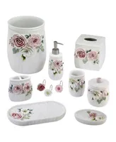 Avanti Spring Garden Peony Resin Bath Accessories