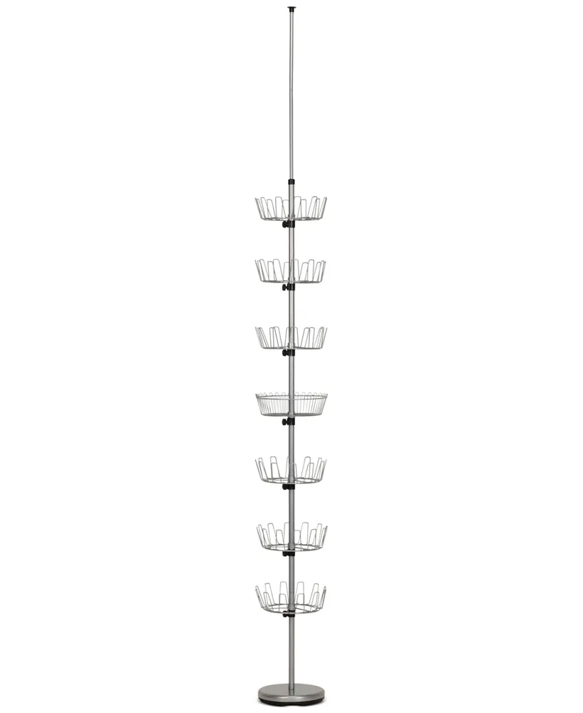 Household Essentials Floor-to-Ceiling Revolving Shoe Tree