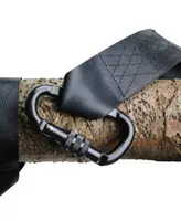 10 Foot Tree Strap Kit With Carabiner Swing Accessory - Black, Silver