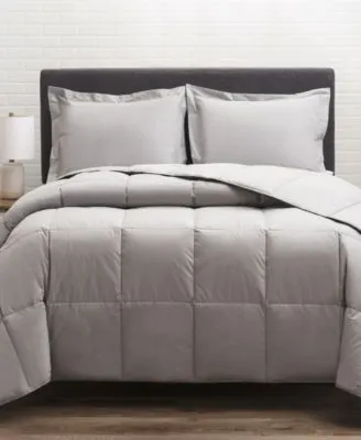 Allied Home 300 Thread Count 100 Cotton Twill White Down Comforters