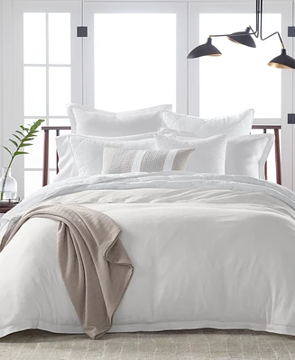 Closeout! Hotel Collection Linen/Modal Blend Comforter, Full/Queen, Exclusively at Macy's