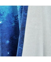 Lush Decor Kids Space Star Ombre Window Curtain Panels Set, 84" x 52"