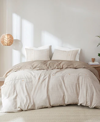 Madison Park Dover Oversized 3-Pc. Duvet Cover Set, King/California King