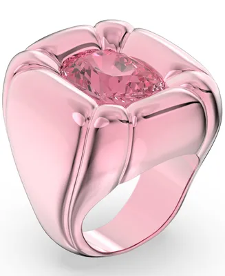 Swarovski Crystal Molded Solitaire Statement Ring