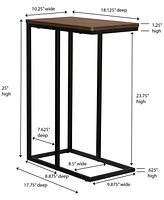 Household Essentials Modern Side Table