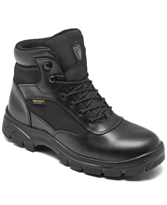 Skechers Men's Work Relaxed Fit- Wascana - Benen Wp Tactical Boots from Finish Line