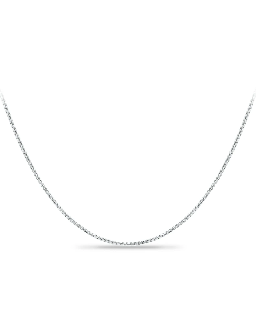 Giani Bernini Sterling Silver Necklace, 24" Box Chain