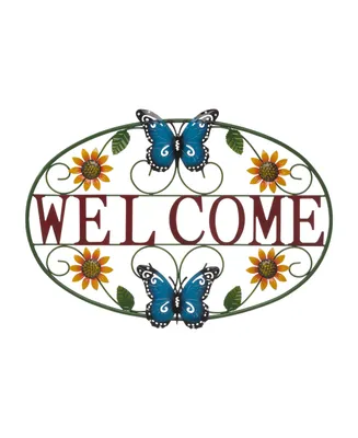 Glitzhome Whimsical Welcome Wall Decor