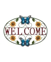 Glitzhome Whimsical Welcome Wall Decor