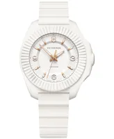 Victorinox Women's I.n.o.x. V White Rubber Strap Watch 37mm