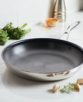 Circulon SteelShield C-Series Tri-Ply Clad Nonstick Frying Pan, 12.5-Inch, Silver