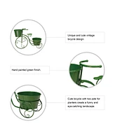 Glitzhome Bicycle Plant Stand