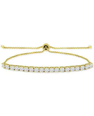 Giani Bernini Cubic Zirconia Bolo Bracelet, Created for Macy's